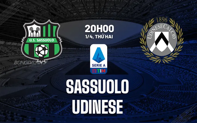 Nhận định, soi kèo Sassuolo vs Udinese ngày 1/4/2024