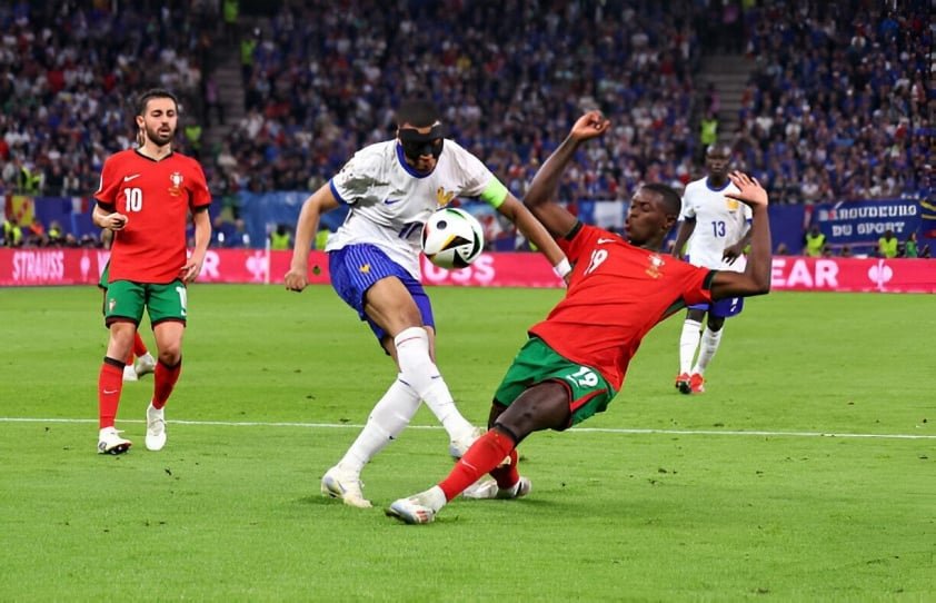 Mbappe Pháp vs Bồ Đào Nha Euro 2024